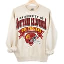 USC Trojans Vintage Football NCAA Camiseta y Hoodie – Regalos Unisex para Fans 2 small thumbnail