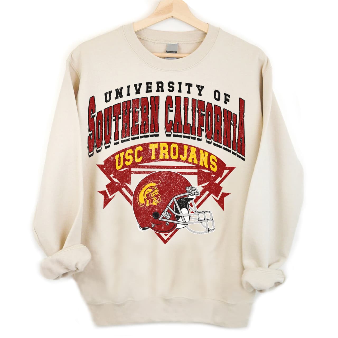 USC Trojans Vintage Football NCAA Camiseta y Hoodie – Regalos Unisex para Fans – image 2, USC Trojans Tee, usc trojans shirt, usc trojans sweatshirt, usc trojans hoodie, usc shirt
