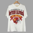 USC Trojans Vintage Football NCAA Camiseta y Hoodie – Regalos Unisex para Fans 3 small thumbnail
