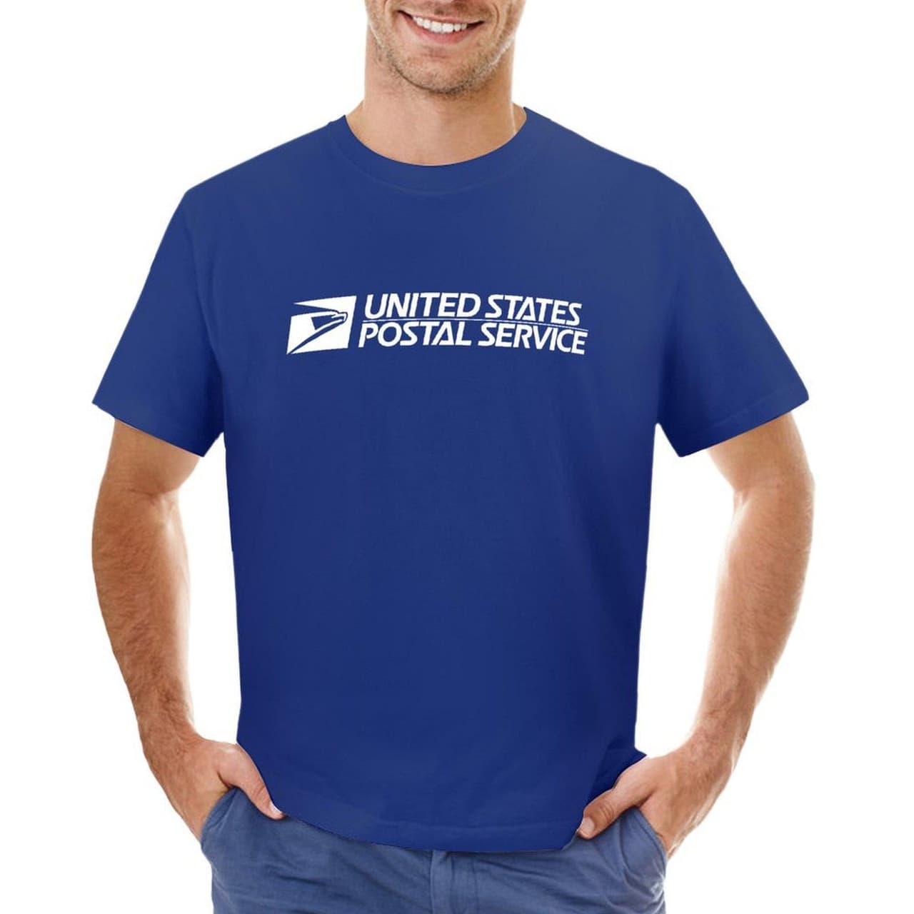 USPS Postal Worker Short Sleeve T-Shirt, Blue Sweatshirt, Hoodie Menswear – image 2, USPS Tee, USPS Merch, USPS Shirt, USPS Sweatshirt, USPS Hoodie, USPS Clothes
