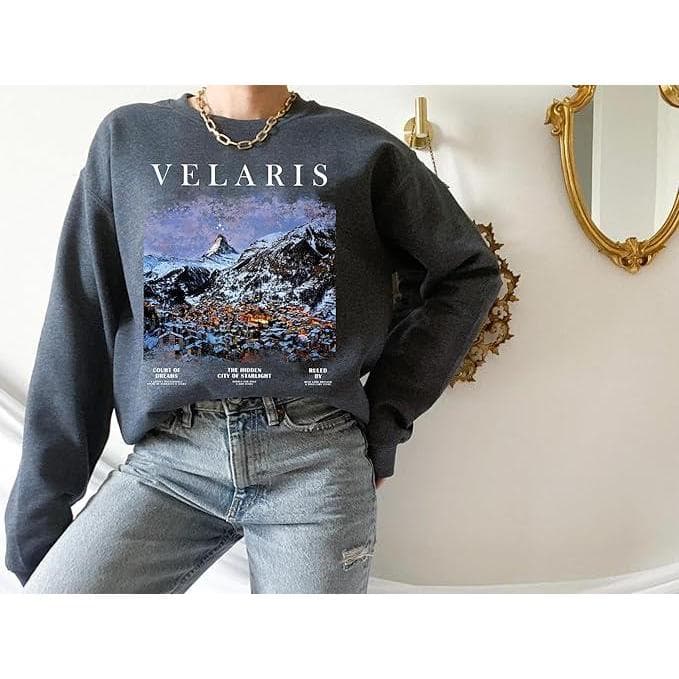 Velaris City of Starlight Sweatshirt, Acotar Sarah J Maas City of Starlight A Court of Thorns and Roses Hoodie, Comfort Colors Tee – image 3, Velaris Tee, Velaris Shirt, Velaris Sweatshirt, Velaris Hoodie
