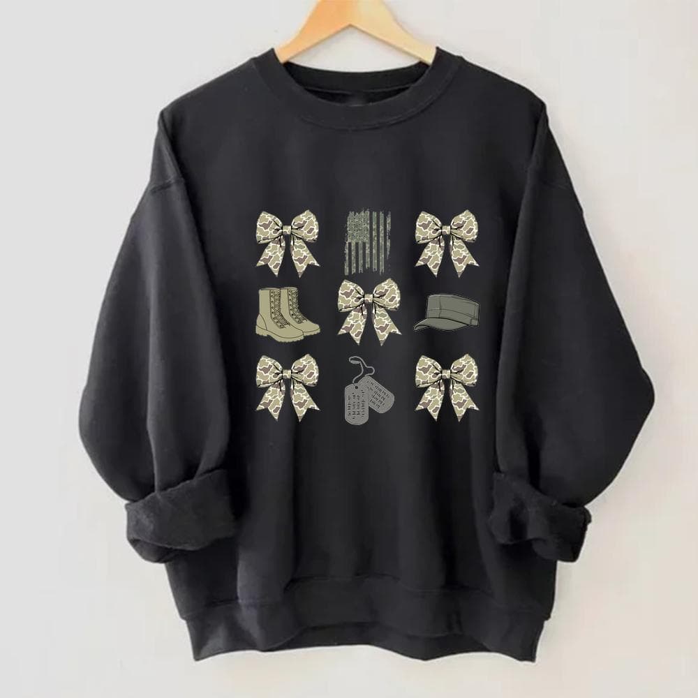 Día de los Veteranos Camo Bow Apreciación Militar: Sudadera, Camiseta, Hoodie – image 1, Camo Bow Military Appreciation Tee, Camo Bow Military Appreciation Merch, Camo Bow Military Appreciation Shirt, Camo Bow Military Appreciation Sweatshirt, Camo Bow Military Appreciation Hoodie, Camo Bow Military Appreciation Clothes