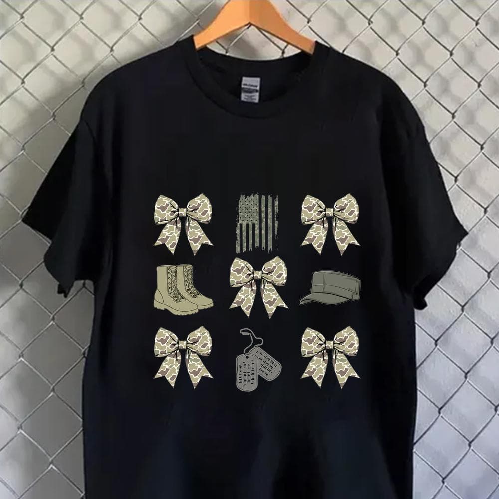 Día de los Veteranos Camo Bow Apreciación Militar: Sudadera, Camiseta, Hoodie – image 3, Camo Bow Military Appreciation Tee, Camo Bow Military Appreciation Merch, Camo Bow Military Appreciation Shirt, Camo Bow Military Appreciation Sweatshirt, Camo Bow Military Appreciation Hoodie, Camo Bow Military Appreciation Clothes