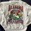 Vintage 1992 Alabama Crimson Tide NCAA Championship Sweater 1 small thumbnail