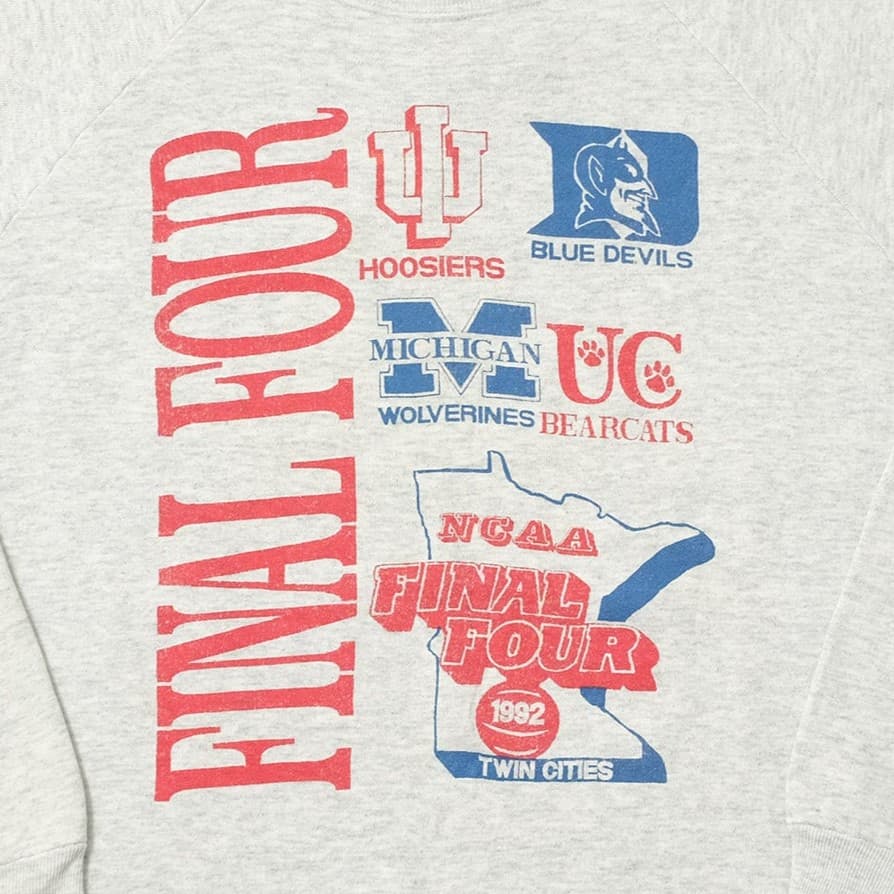 Suéter Vintage Unisex 1992 NCAA Final Four – image 2, Final four shirts, final four t shirts, final four tee shirts, final 4 shirt, Vintage 90S NCAA Final Four