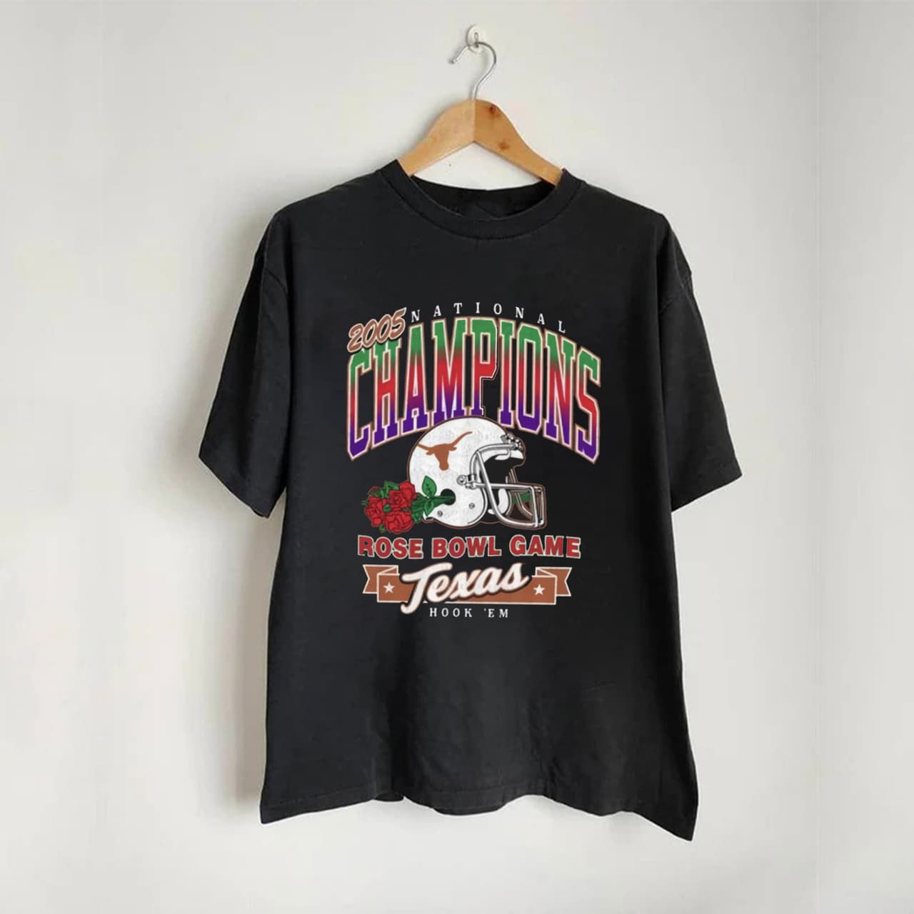Vintage 2005 NCAA Rose Bowl Texas Longhorns Champions T-Shirt – image 1, Texas Longhorns Tee, texas longhorns shirt, texas longhorns t shirt, texas longhorn shirts men, texas longhorn tees, texas longhorns sweatshirt, texas longhorns polo
