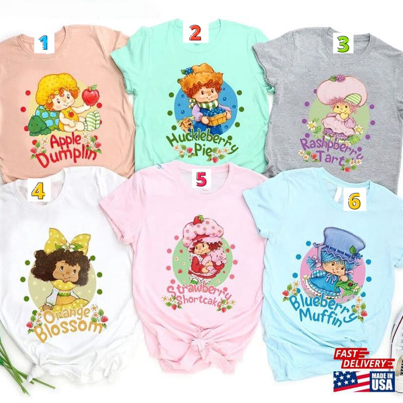 Vintage 80s 90s Strawberry Shortcake Friends Nostalgia Shirt & Sweatshirt – image 1, disney shirt, cameron boyce merch, disney shirts for women, disney tee shirts womens, womens disney tee, disney family shirts, disney t shirts family