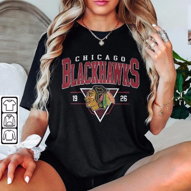 Vintage 90s Chicago Blackhawks Sweatshirt Chicago Blackhawks Unisex T-shirts Long-sleeved T-shirts Gifts For Blackhawks Hockey Fans Shirt Comfort Colors – image 4, Chicago Blackhawks Tee, Chicago Blackhawks Merch, Chicago Blackhawks Shirt, Chicago Blackhawks Sweatshirt, Chicago Blackhawks Hoodie, Chicago Blackhawks Clothes
