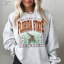 Vintage 90s Florida State Seminoles Camiseta Sudadera con Capucha NCAA 1 small thumbnail