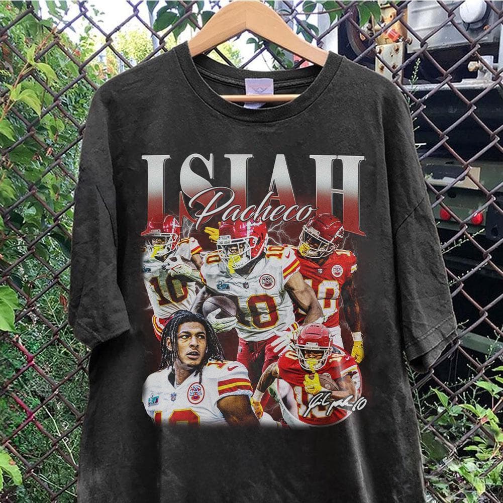 Camiseta estilo gráfico vintage 90s Isiah Pacheco, camiseta Kansas City football, oversized – image 1, Isiah Pacheco Tee, Isiah Pacheco Merch, Isiah Pacheco Shirt, Isiah Pacheco Sweatshirt, Isiah Pacheco Hoodie, Isiah Pacheco Clothes