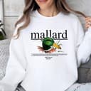 Vintage 90s Mallard Duck Wildlife Unisex Elegant Sweatshirt 3 small thumbnail