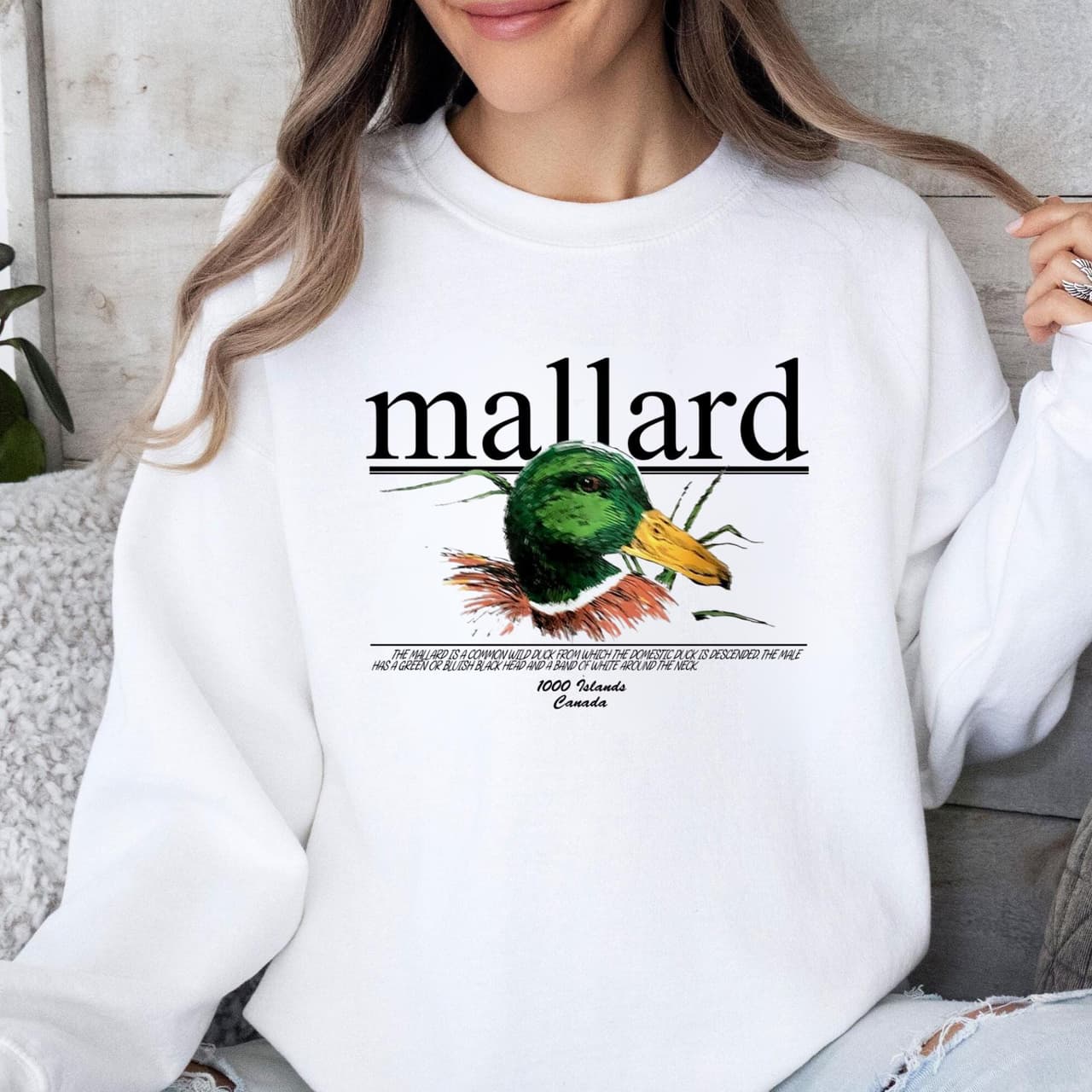 Vintage 90s Mallard Duck Wildlife Unisex Elegant Sweatshirt – image 3, Mallard Duck Wildlife Tee, Mallard Duck Wildlife Merch, Mallard Duck Wildlife Shirt, Mallard Duck Wildlife Sweatshirt, Mallard Duck Wildlife Hoodie, Mallard Duck Wildlife Clothes