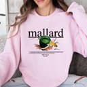 Vintage 90s Mallard Duck Wildlife Unisex Elegant Sweatshirt 4 small thumbnail
