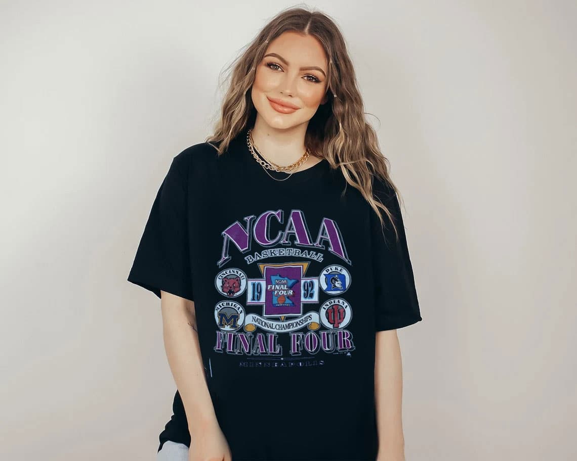 Vintage 90S NCAA Final Four Single Stitch T-Camiseta Championship Final Four Camiseta Gift For NCAA Fan – image 3, Final four shirts, final four t shirts, final four tee shirts, final 4 shirt, Vintage 90S NCAA Final Four
