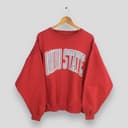 Vintage 90'S Ohio State Buckeyes NCAA Sudadera, Large Ohio State University Spell Out Boxy Cuello Redondo Camiseta, Ohio University Hoodie 1 small thumbnail