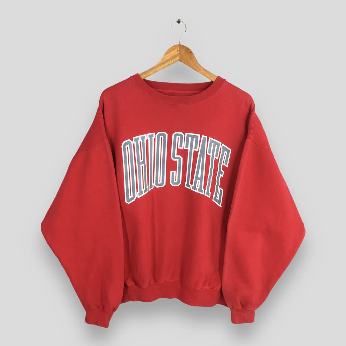 Vintage 90'S Ohio State Buckeyes NCAA Sudadera, Large Ohio State University Spell Out Boxy Cuello Redondo Camiseta, Ohio University Hoodie – image 1, Ohio State Buckeyes Tee, ohio state buckeyes shirt, ohio state buckeyes tshirt, ohio state buckeyes sweatshirt, ohio state buckeyes hoodie