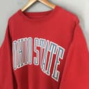 Vintage 90'S Ohio State Buckeyes NCAA Sudadera, Large Ohio State University Spell Out Boxy Cuello Redondo Camiseta, Ohio University Hoodie 2 small thumbnail