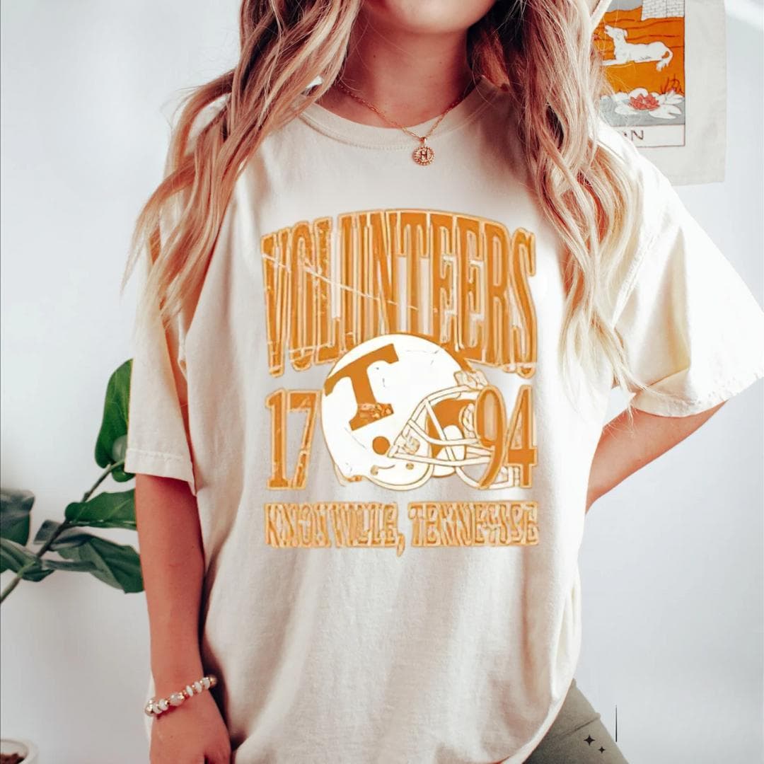 Vintage 90s Volunteers Football Sweatshirt & T-Shirt Game Day – image 2, Tennessee Volunteers Tee, tennessee football shirts, vols shirt, tennessee vols t shirt, tennessee football sweatshirt, tennessee volunteers t shirt, tennessee vols tee shirts