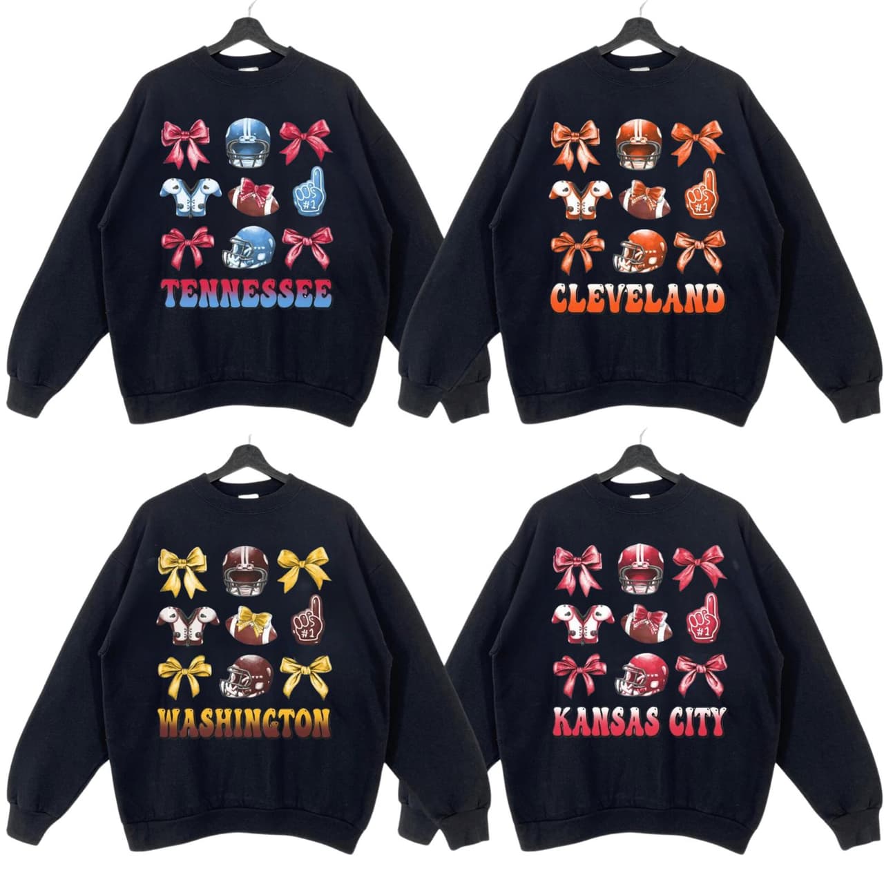 Vintage All Team Football Bows Inspired Crewneck Sweatshirt, Vintage Football Coquette Sweatshirt, Vintage Crewnecks, Coquette Gift For Christmas Unisex Shirt – image 1, NFL Tee, San Francisco 49ers Tee, Dallas Cowboys Tee, Detroit Lions Tee, Kansas City Chiefs Tee, Tampa Bay Buccaneers Tee, Arizona Cardinals Tee