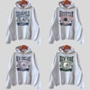 Vintage All Team Football Hoodie Shirt Vintage Football Shirt Unisex Hoodie Gift For Fan Football 2 small thumbnail