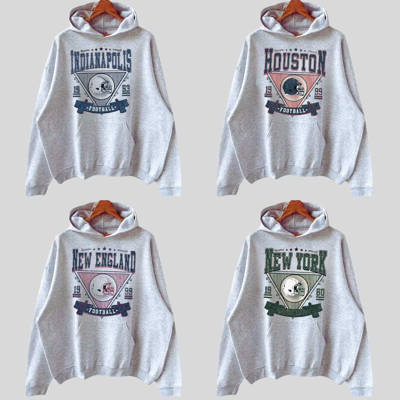 Vintage All Team Football Hoodie Shirt Vintage Football Shirt Unisex Hoodie Gift For Fan Football – image 2, NFL Tee, San Francisco 49ers Tee, Dallas Cowboys Tee, Detroit Lions Tee, Kansas City Chiefs Tee, Tampa Bay Buccaneers Tee, Arizona Cardinals Tee