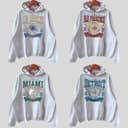 Vintage All Team Football Hoodie Shirt Vintage Football Shirt Unisex Hoodie Gift For Fan Football 3 small thumbnail