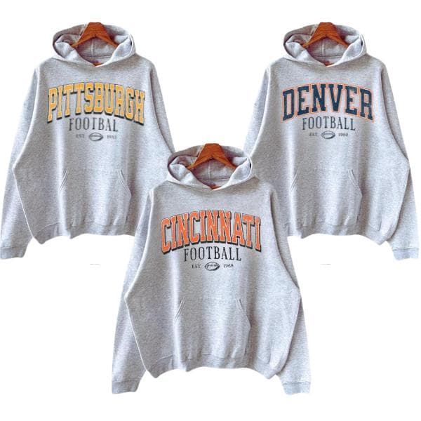 Vintage All Team Football Hoodie with Big Words Logo and Graphic Tees for Football Fans – image 1, NFL Tee, San Francisco 49ers Tee, Dallas Cowboys Tee, Detroit Lions Tee, Kansas City Chiefs Tee, Tampa Bay Buccaneers Tee, Arizona Cardinals Tee