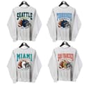 Sudadera Vintage con Logo de Todos los Equipos de Fútbol, Sudadera Retro Hometown Football, Estilo Crewneck 1 small thumbnail