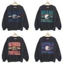 Vintage Todos los Equipos Fútbol Americano Sudadera, Fútbol Americano Big Words Logo Camisetas, Hometown Fútbol Americano Hoodie, Unisex Gráfica Fútbol Americano Fan Comfort Colors 1 small thumbnail