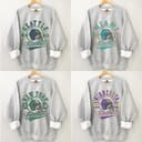 Sudadera Vintage de Todos los Equipos de Fútbol con Logo en Letras Grandes, Estilo Deportivo Unisex 1 small thumbnail