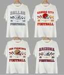 Camiseta de Fútbol Vintage de Todos los Equipos: Estrella Clásica, Regalo para Fan 1 small thumbnail