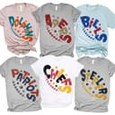 Vintage Todos los Equipos Fútbol Americano T-shirt, Hometown Fútbol Americano Teams Sudadera, Retro T-Camiseta Fútbol Americano Thowback Hoodie 1 small thumbnail