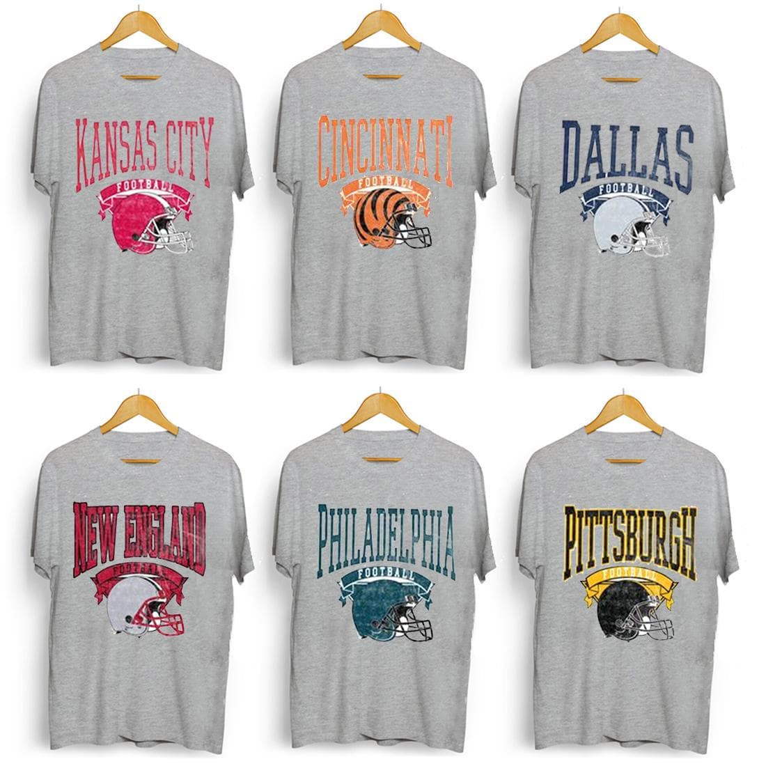 Vintage All Team Football T-shirt, Hometown Teams Tee Football Retro Tshirt, Football Thowback Tee Buffalo Football Tshirt, Kansas City football tee, Dallas Football Throwback T-shirt, San Francisco Tee Pittsburg Vintage Tshirt Classic Cotton – image 1, NFL Tee, San Francisco 49ers Tee, Dallas Cowboys Tee, Detroit Lions Tee, Kansas City Chiefs Tee, Tampa Bay Buccaneers Tee, Arizona Cardinals Tee