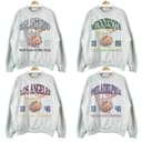 Camiseta vintage de baloncesto todos los equipos, estilo retro 90s, sudaderas gráficas 2 small thumbnail