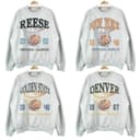 Camiseta vintage de baloncesto todos los equipos, estilo retro 90s, sudaderas gráficas 3 small thumbnail