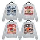 Vintage All Teams Football Collection Crewneck Sweatshirt, Graphic Football Team Tournament Shirt, Gift Football For Fan 1 small thumbnail