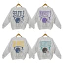 Vintage All Teams Football Sweatshirt, Hometown Pullover Tee, City Football Retro Hoodie, Football Retro Sweatshirt 4 small thumbnail