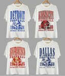 Vintage All Teams Football Unisex T-shirt, Gildan Unisex Crewneck Classic Sweatshirt, All Teams Football Hoodie 1 small thumbnail