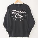 Vintage & Trendy Kansas City Football Sweatshirt 1 small thumbnail