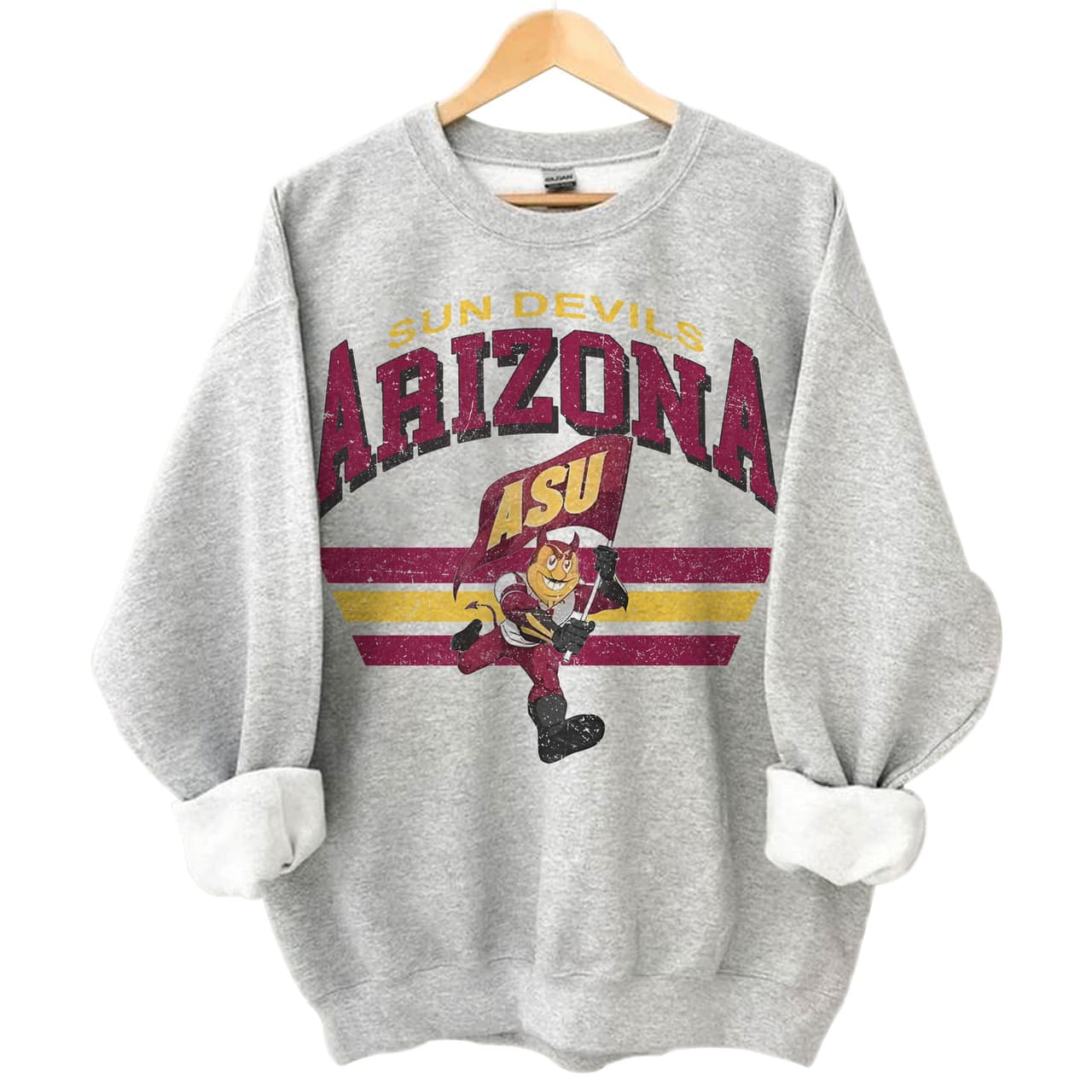 Vintage Arizona State Sun Devils NCAA Football Sweatshirt Unisex Cotton – image 1, Arizona State Sun Devils Tee, Arizona State Sun Devils Merch, Arizona State Sun Devils Shirt, Arizona State Sun Devils Sweatshirt, Arizona State Sun Devils Hoodie, Arizona State Sun Devils Clothes