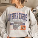 Sudadera Clásica Vintage Auburn Tigers NCAA Baloncesto Hombre 3 small thumbnail