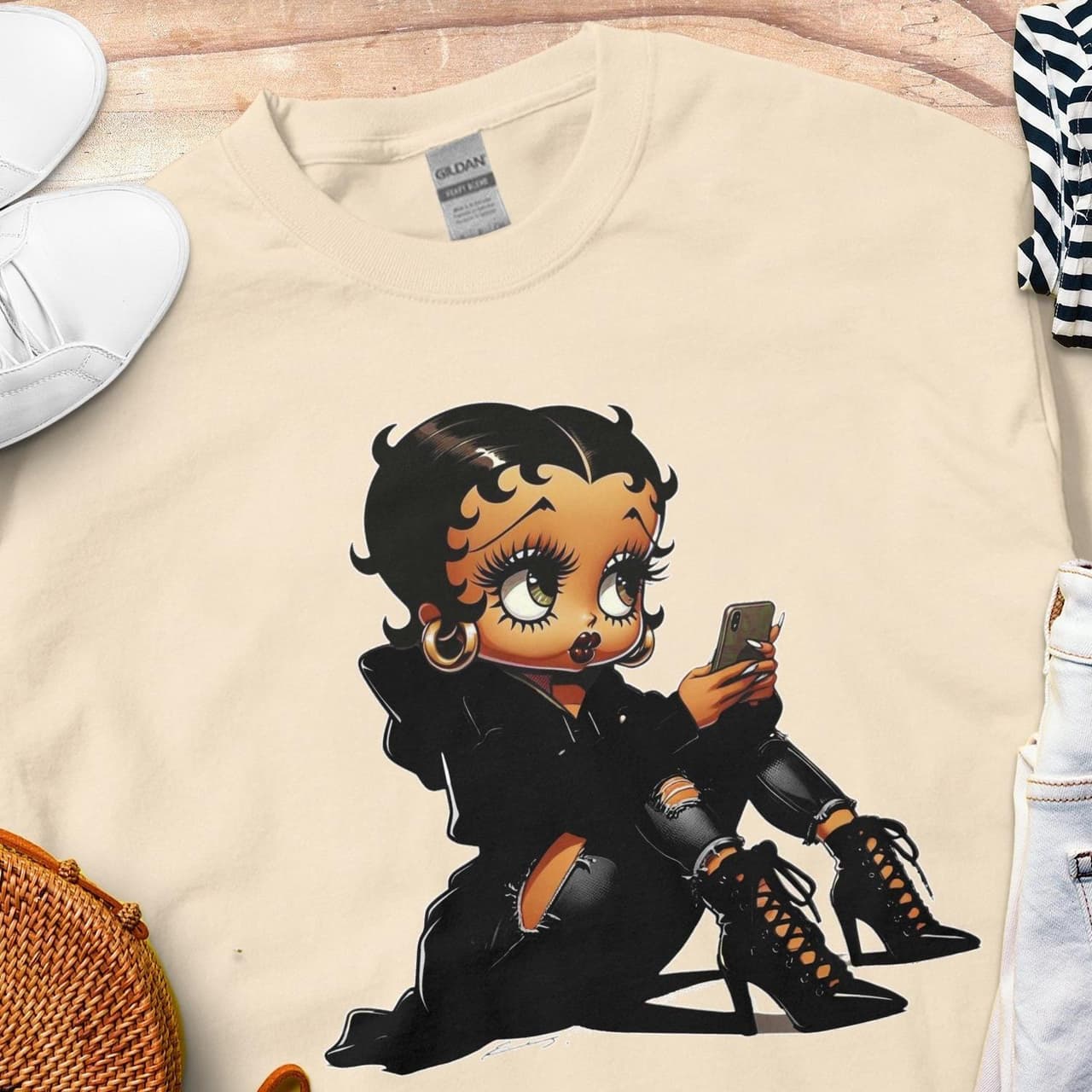 Vintage Betty Boop T-Shirt | Iconic Cartoon Graphic Tee Gift for Women – image 2, Betty Boop Tee, Betty Boop Tee, Betty Boop Shirt, Betty Boop Sweatshirt, Betty Boop Hoodie, betty boop t shirt, t shirt betty boop