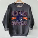 Vintage Black Todos los Equipos Fútbol Americano Sudadera with Big Words Logo, Gráfica Camisetas for Fútbol Americano Fans, Unisex Vintage Fútbol Americano Hoodie 2 small thumbnail