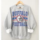 Vintage Buffalo Football Crewneck, Buffalo Sweatshirt, Bill Sweatshirt, Buffalo Fan Gift 1 small thumbnail