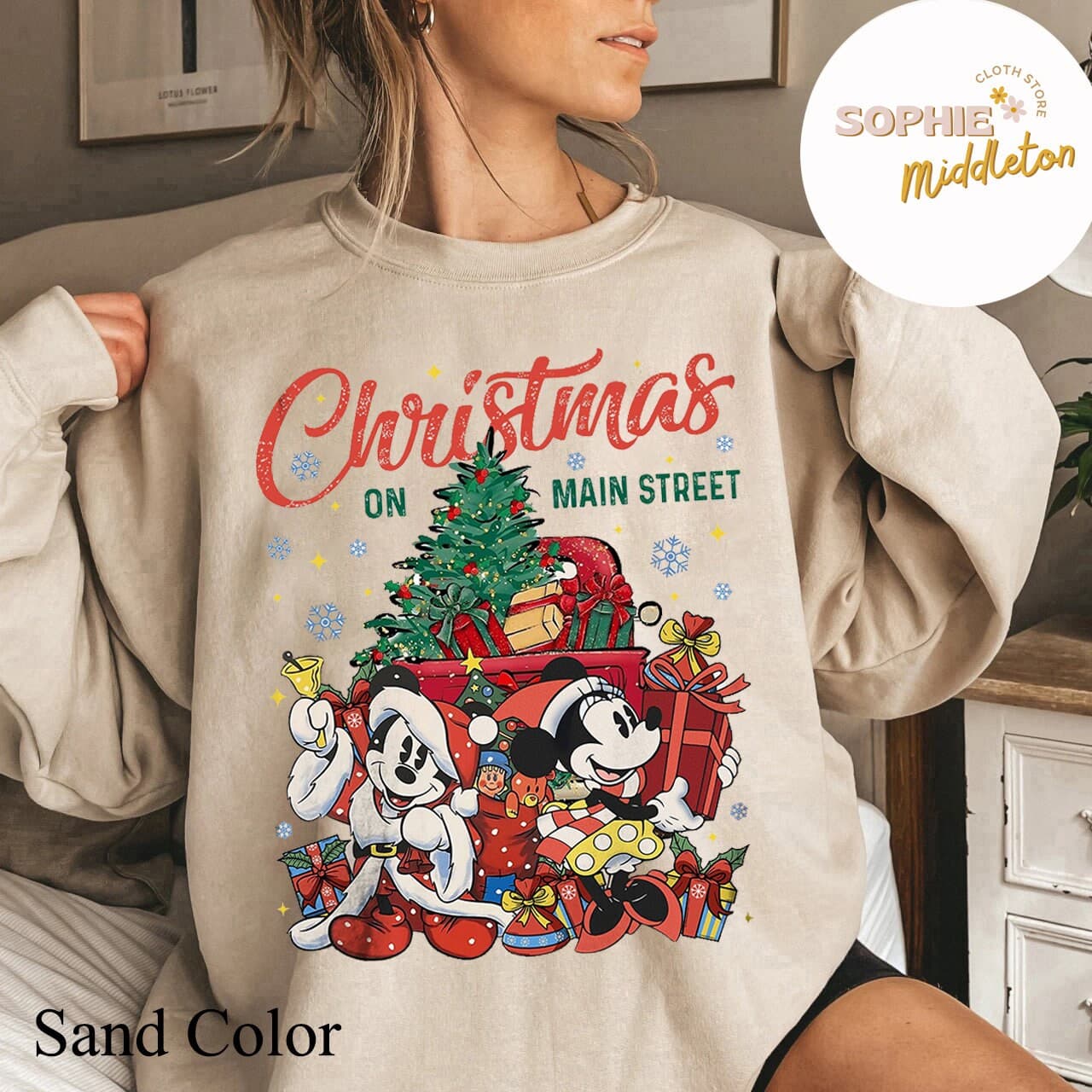 Vintage Cartoon Christmas Main Street Sweatshirt & Shirt Mickkey Minniie Gift – image 1, Mickkey Minniie Tee, Mickkey Minniie Merch, Mickkey Minniie Shirt, Mickkey Minniie Sweatshirt, Mickkey Minniie Hoodie, Mickkey Minniie Clothes