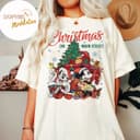 Vintage Cartoon Christmas Main Street Sweatshirt & Shirt Mickkey Minniie Gift 2 small thumbnail