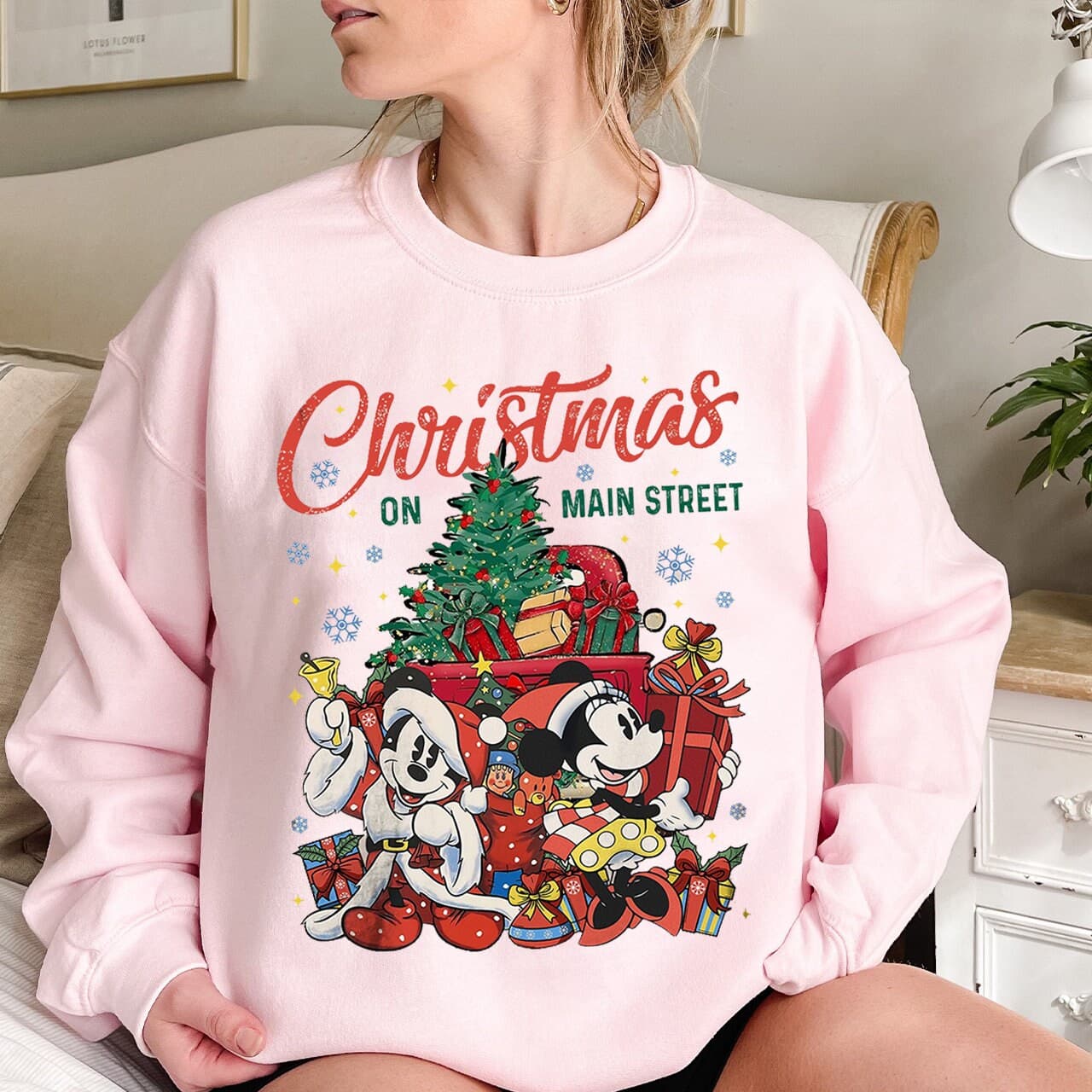 Vintage Cartoon Christmas Main Street Sweatshirt & Shirt Mickkey Minniie Gift – image 3, Mickkey Minniie Tee, Mickkey Minniie Merch, Mickkey Minniie Shirt, Mickkey Minniie Sweatshirt, Mickkey Minniie Hoodie, Mickkey Minniie Clothes