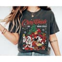 Vintage Cartoon Christmas Main Street Sweatshirt & Shirt Mickkey Minniie Gift 4 small thumbnail
