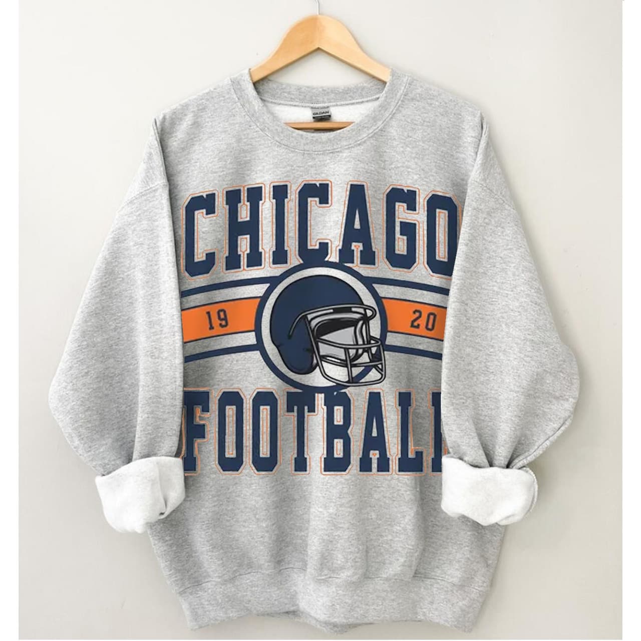 Vintage Chicago Fútbol americano Crewneck Sudadera, Camiseta, Retro Chicago Fútbol americano Camiseta, Chicago Sudadera, Chicago Fan Gift – image 1, Chicago Bears Tee, chicago bears sweatshirts, chicago bears hooded sweatshirt, chicago bears shirt, chicago bears t shirt, chicago bears tee shirts, chicago bears football shirt