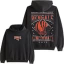 Vintage Cincinnatii Football Hoodie, 's Football Crewneck, Game Day Pullover, Cincinnatii Graphic Football Sweatshirt, Hoodie, 28KAD 1 small thumbnail